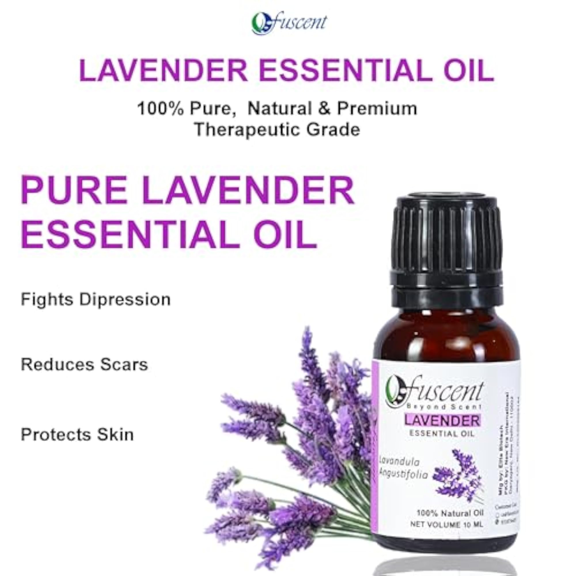 Essential Combo Pack of 2 Lavender and Orange Oils